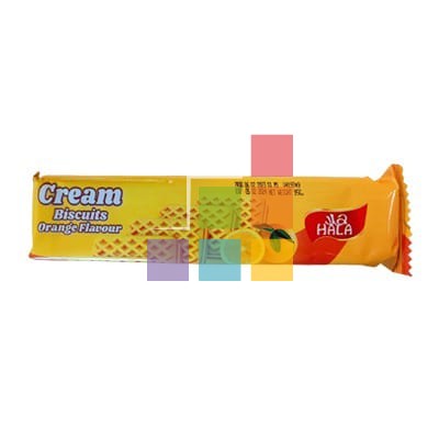 HALA CREAM BISCUIT ORANGE 24*95GM